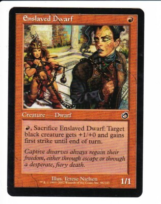 MTG Torment ENSLAVED DWARF