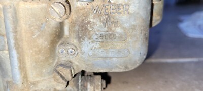 Carburateur Weber 36 DCD3 D'occasion - Fonctionnel, Avec Marques D'usure
