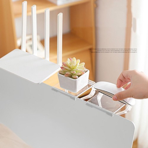 3Pcs Adjustable Computer Screen Mounting Bracket Cable Box - Picture 11 of 12