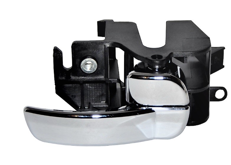 Poignée de porte intérieure droite chrome pour Nissan Navara D40 dès 2005