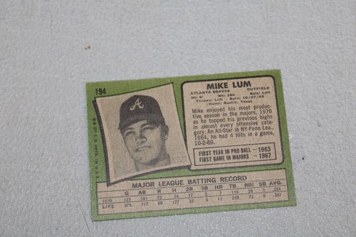 1971 Topps BASEBALL Card Complete Finish Fill Your List Set U-Pick #1-299 - Picture 334 of 506