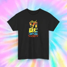 Good Vibe Society Shirt Colorful Retro Positive Energy Motivational Graphic Tee