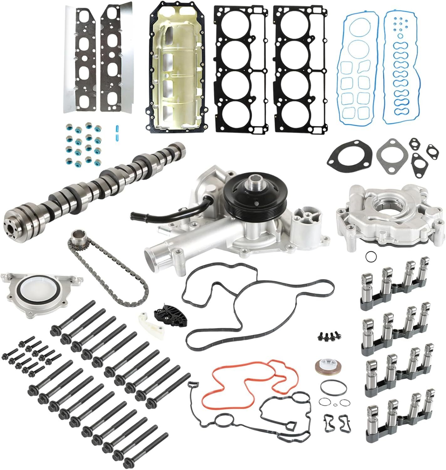 Camshaft MDS Lifters Kit w/ Water Oil Pumps For 2009-2015 Ra