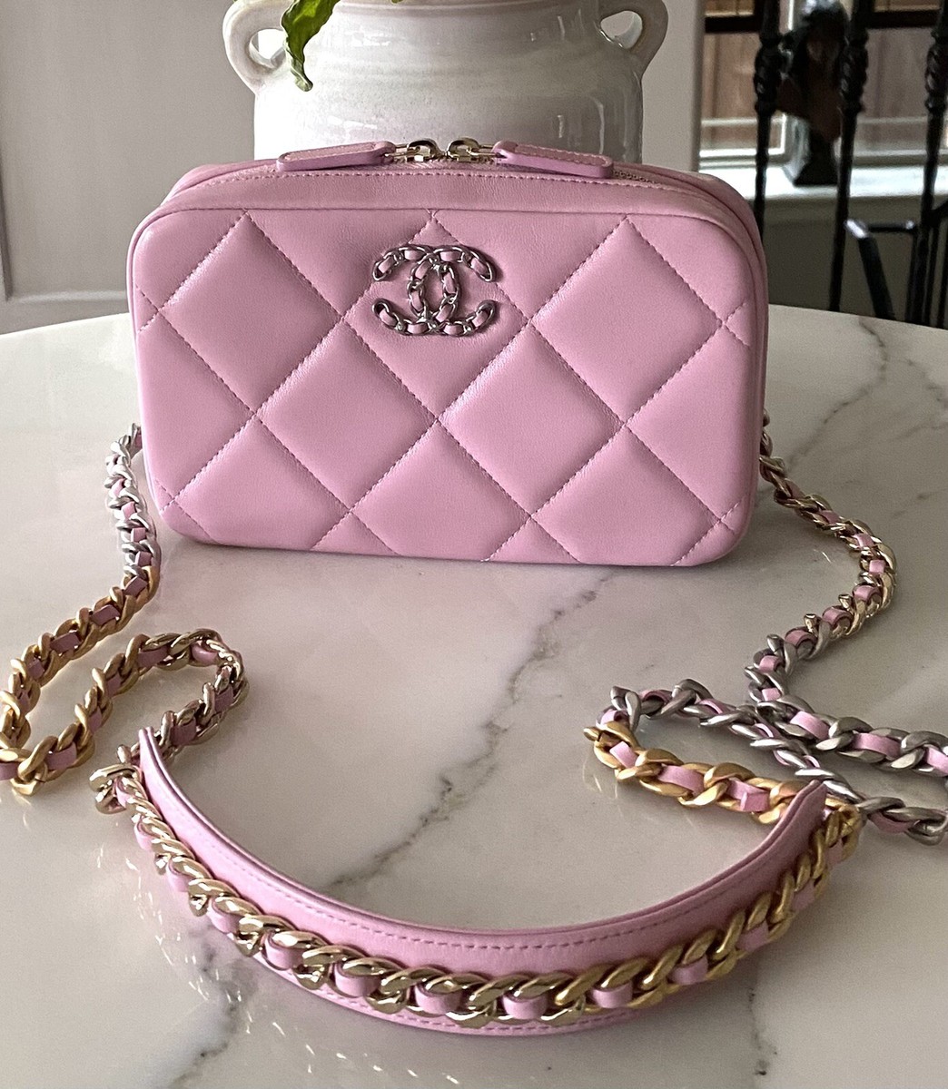 【かわいい】CHANEL ヴァニティーバッグ CHANEL シャネル 2WAYミニバニティチェーンショルダー ピンク