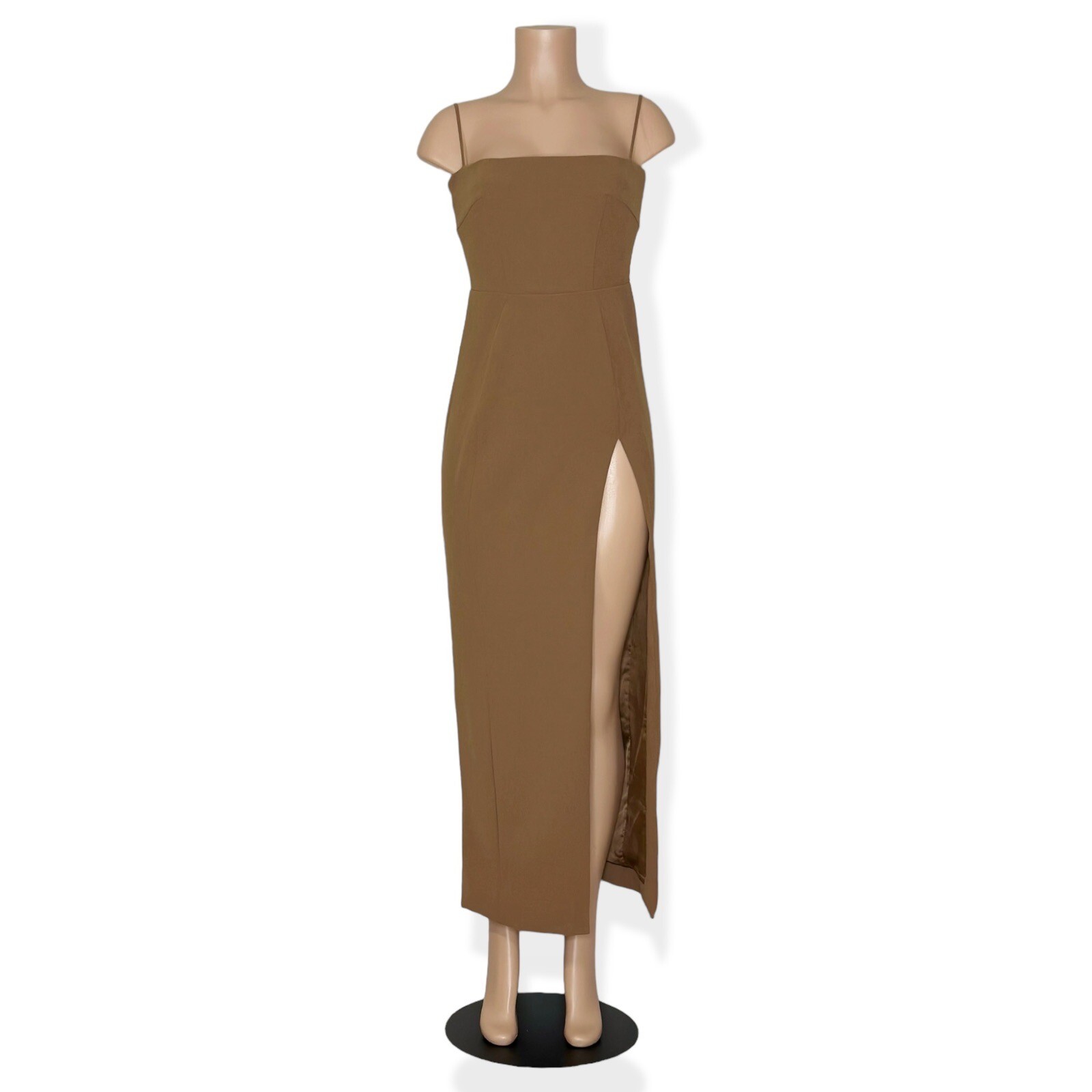 NWT HOUSE OF CB Jaida Corset Maxi Dress, Toast, Medium eBay