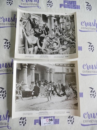 Esther and the King 1960 Set 4 Original Press Photos O36 Mario Bava Joan Collins - Picture 3 of 7