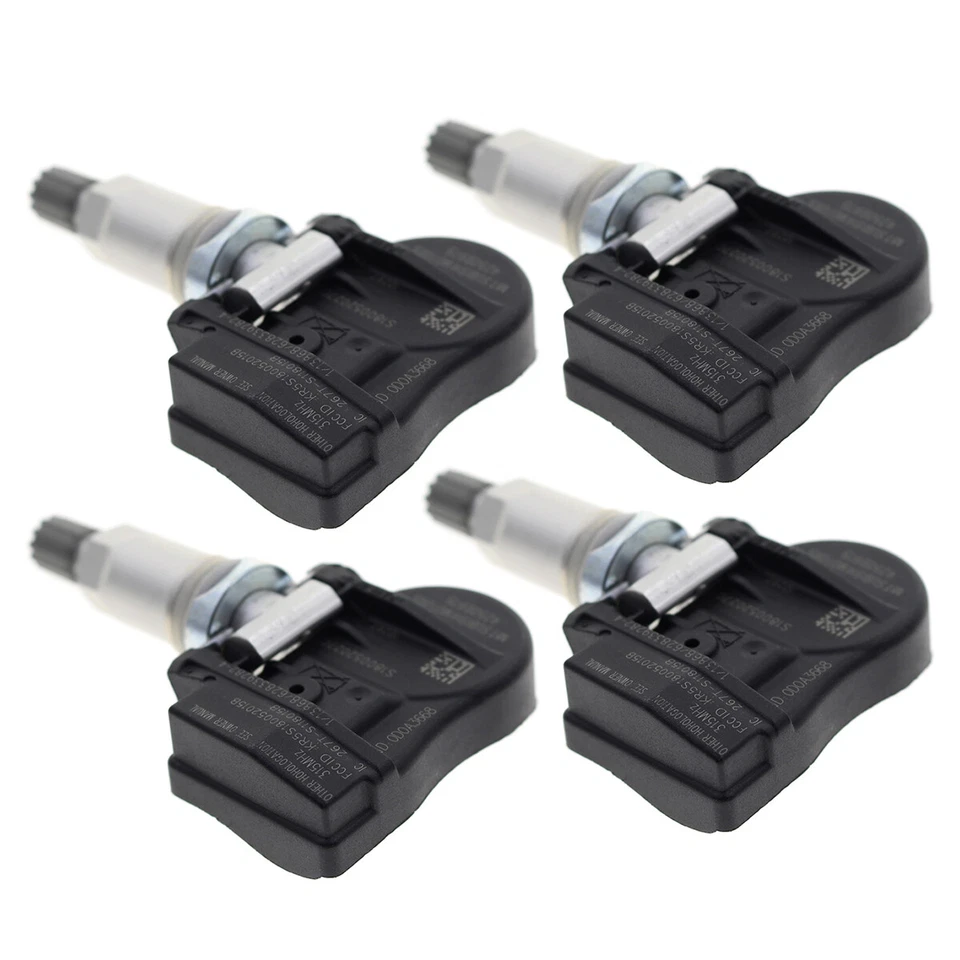 4PCS TPMS Tire Pressure Monitor Sensors For 2011-2012 Chrysler 200 Jeep Patriot - Image 3 of 4