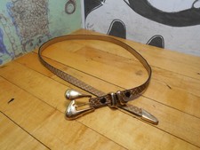 Brown Snakeskin Belt Size S