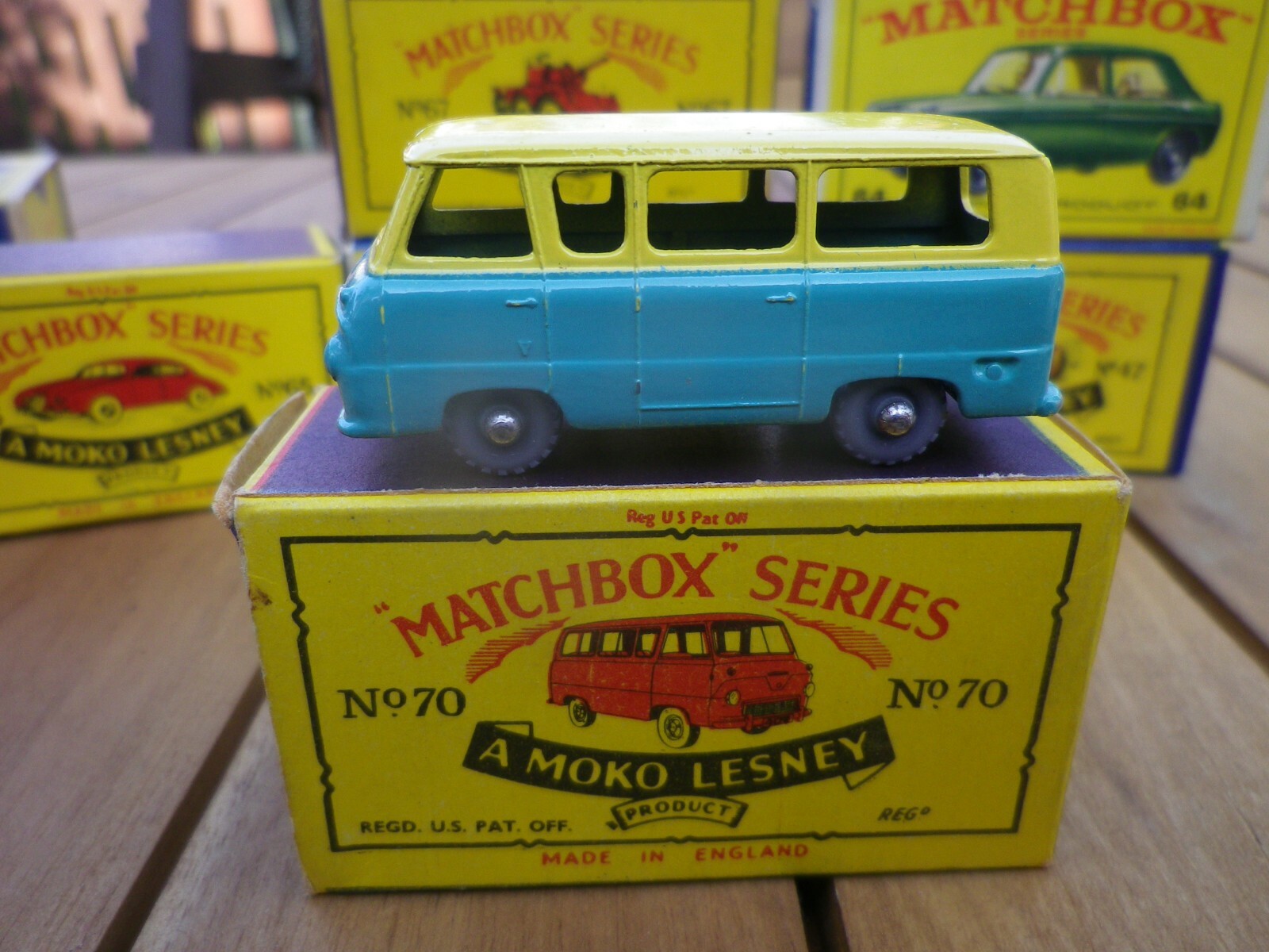MATCHBOX LESNEY 70 THAMES NO WINDOWS ROUES gris PLASTIC WHEEL BOITE D'ORIGINE B5 MATCHBOX LESNEY 70 THAMES NO WINDOWS ROUES gris PLASTIC WHEEL BOITE D'ORIGINE B5