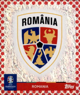UEFA EURO 2024 Germany - Sticker ROM 1 - Romania - Logo - EURO BORDER