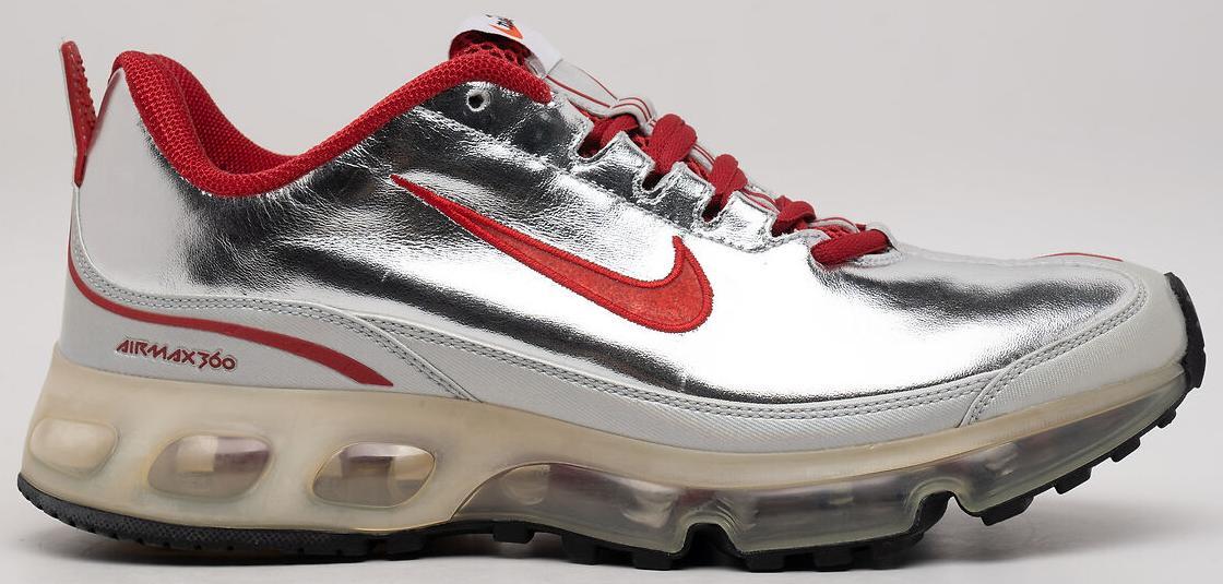 【非売品】NIKE AIR MAX360 AIRMAXボード Nike Air Max 360 Metallic Silver Red for Sale | Authenticity