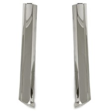 New 1965-68 Mustang Pillar Windshield Stainless Steel Molding 2pc Convertible
