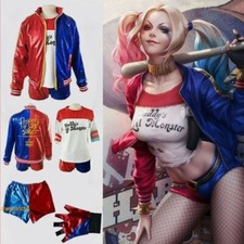 New Suicide Squad Harley Quinn Halloween Party Costume Cosplay Outfit Kids/Girls