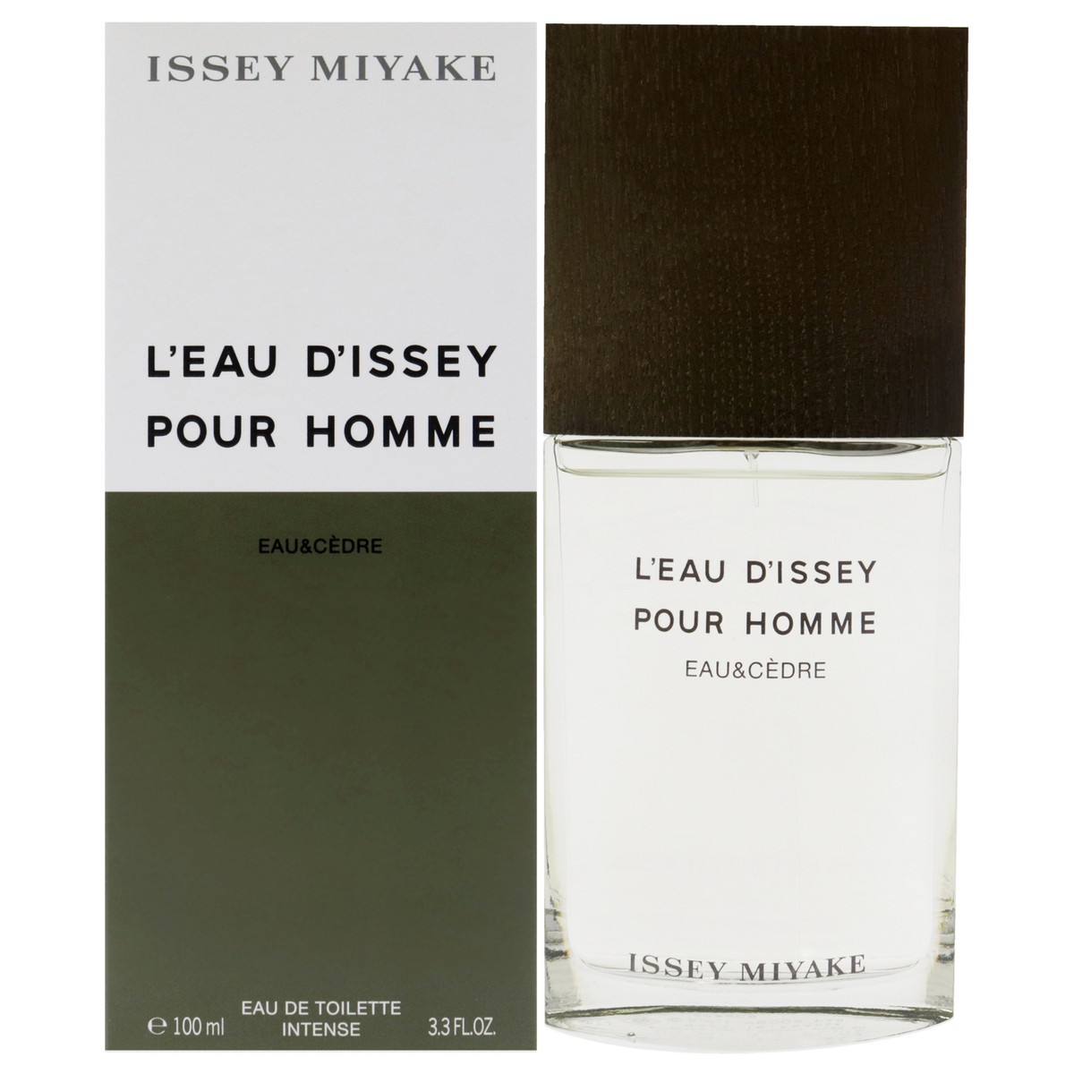 Leau Dissey Eau and Cedre by Issey Miyake for Men - 3.3 oz EDT Intense  Spray | eBay