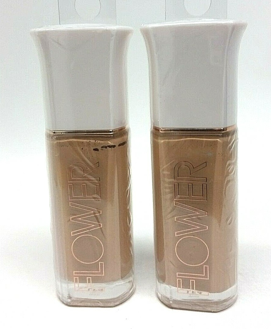 ( LOT 2 ) NEW FLOWER BEAUTY ABOUT FACE FOUNDATION MAKEUP SHADE Tiente LF3 SEALED