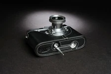Real Leather Half Camera Case Bag for Leica MP M6 MDa With Leicavit-M