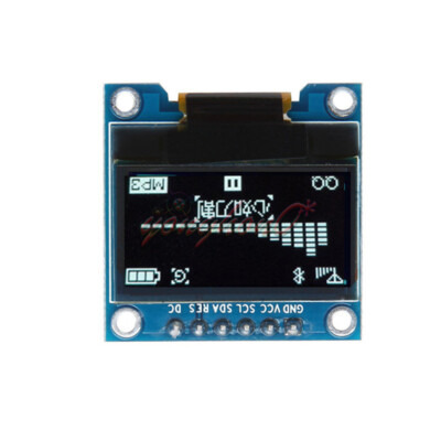 6Pin 12864 SPI&IIC I2C White OLED Display Module 0.96'' For Raspberry Pi
