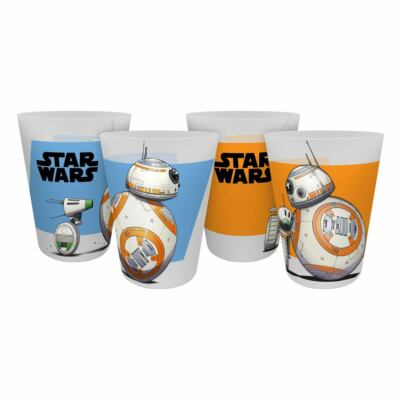 STAR WARS - Episode IX - 4er Pack - Trinkbecher / Drinking Cup - Neu / OVP