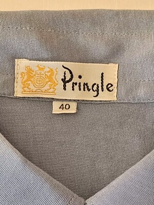 Pringle of Scotland Bluse Gr. 40 mit Perlmuttknöpfen