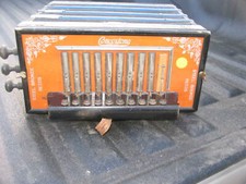 Accordion Button Box Concertone Made in Germany Vintage Good Condition