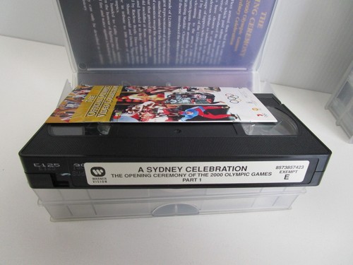 4 cintas VHS de los Juegos Olímpicos de Sydney, 16 días de septiembre, ceremonia de apertura, videos electrónicos - Imagen 4 de 9
