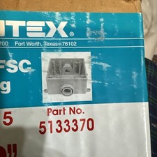 Cantex 5133370 PVC 2-Gang FSE Outdoor Outlet Box 1/2 in.  36 CU IN 