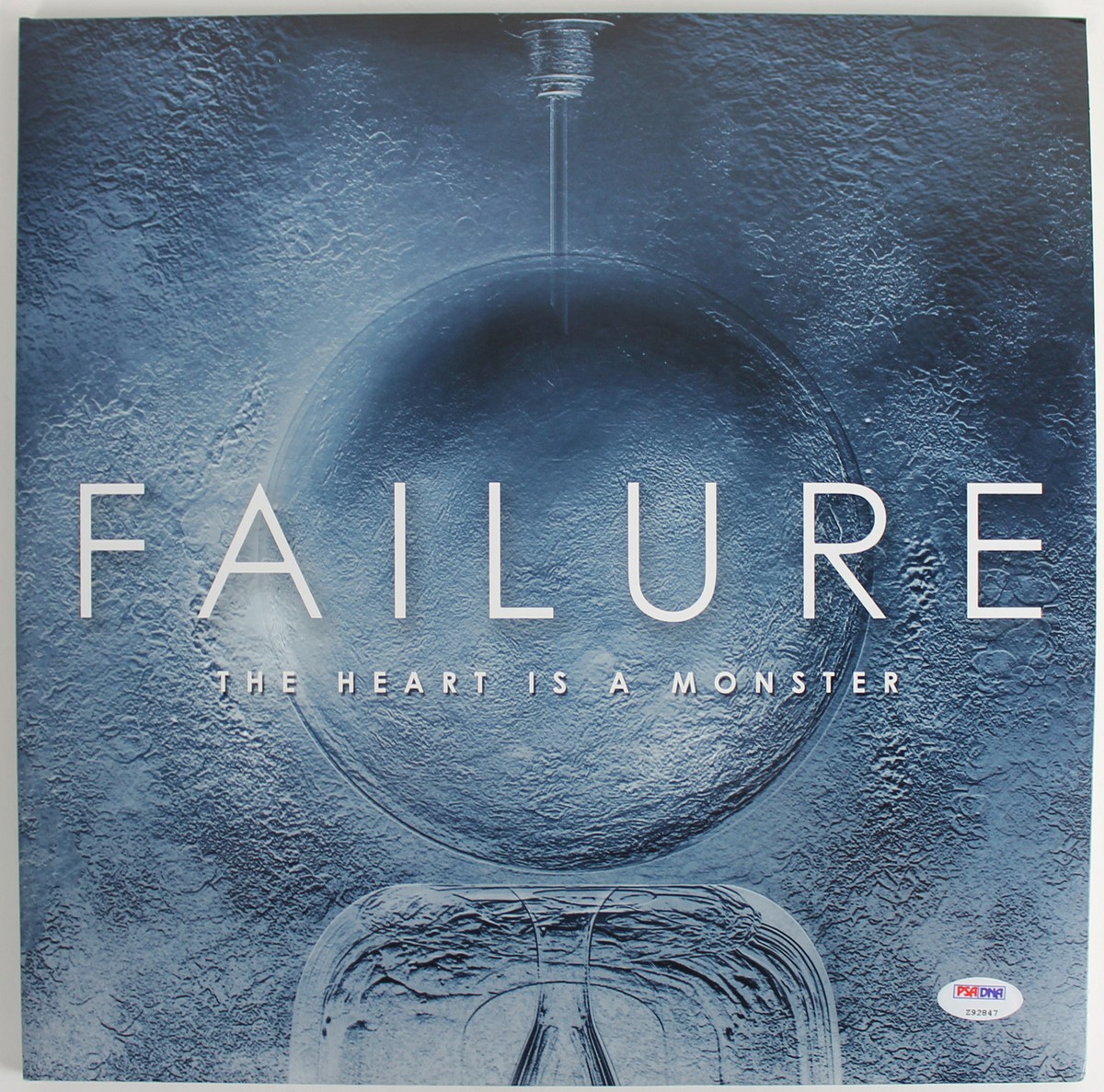 FAILURE BAND SIGNED THE HEART IS A MONSTER ALBUM COVER ALL 3 FAILURE BAND SIGNED THE HEART IS A MONSTER ALBUM COVER ALL 3