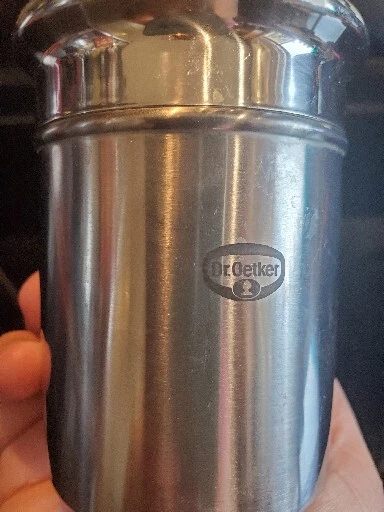 Dr. Oekter AGITADOR DE AZÚCAR EN POLVO Muffiner Acero Inoxidable Foto 3 de 4