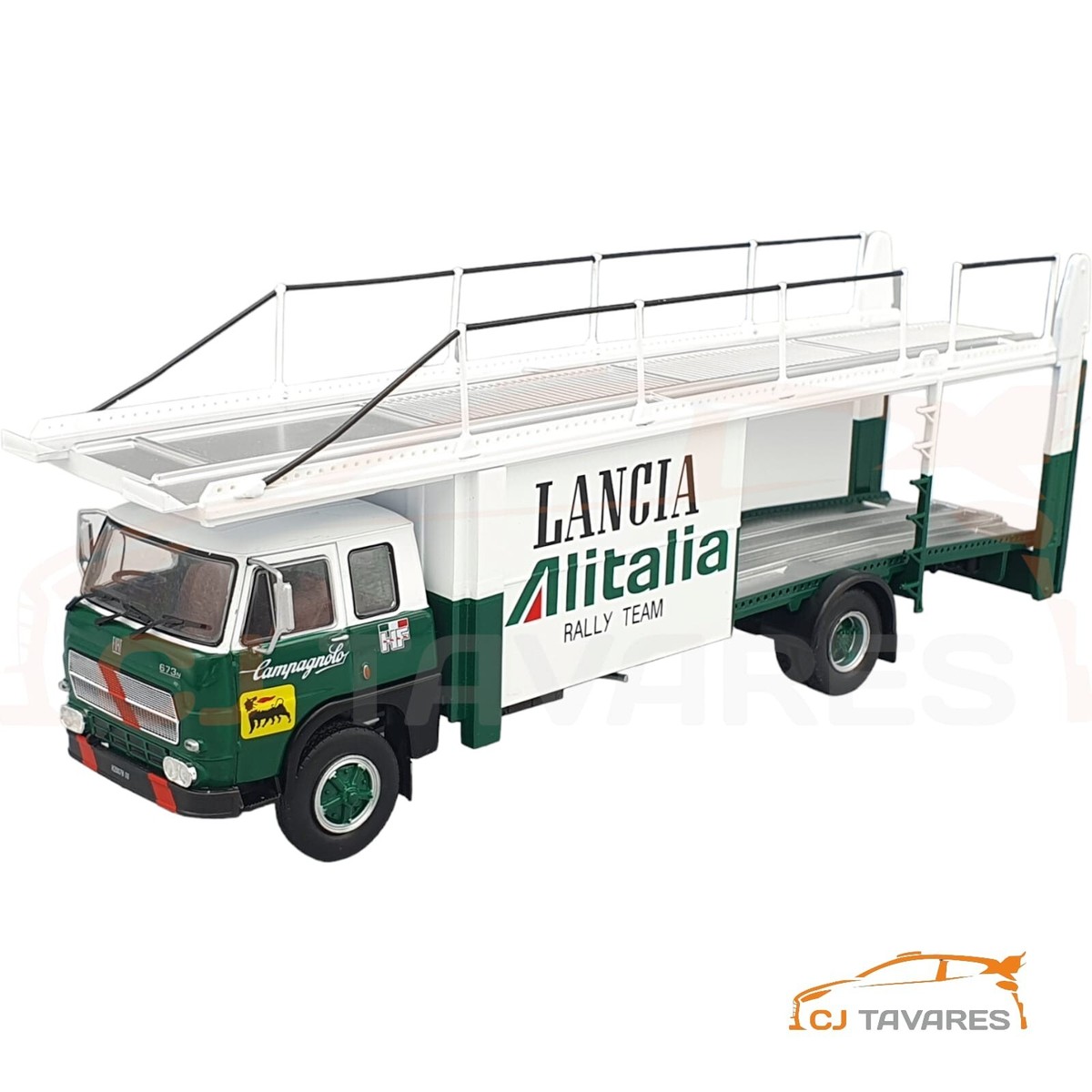 イクソ 1/43 フィアット 673 トランスポーター 1976 アリタリア イクソ 1/43 フィアット 673 レーシングトランスポーター 1976