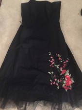 Black party dress women