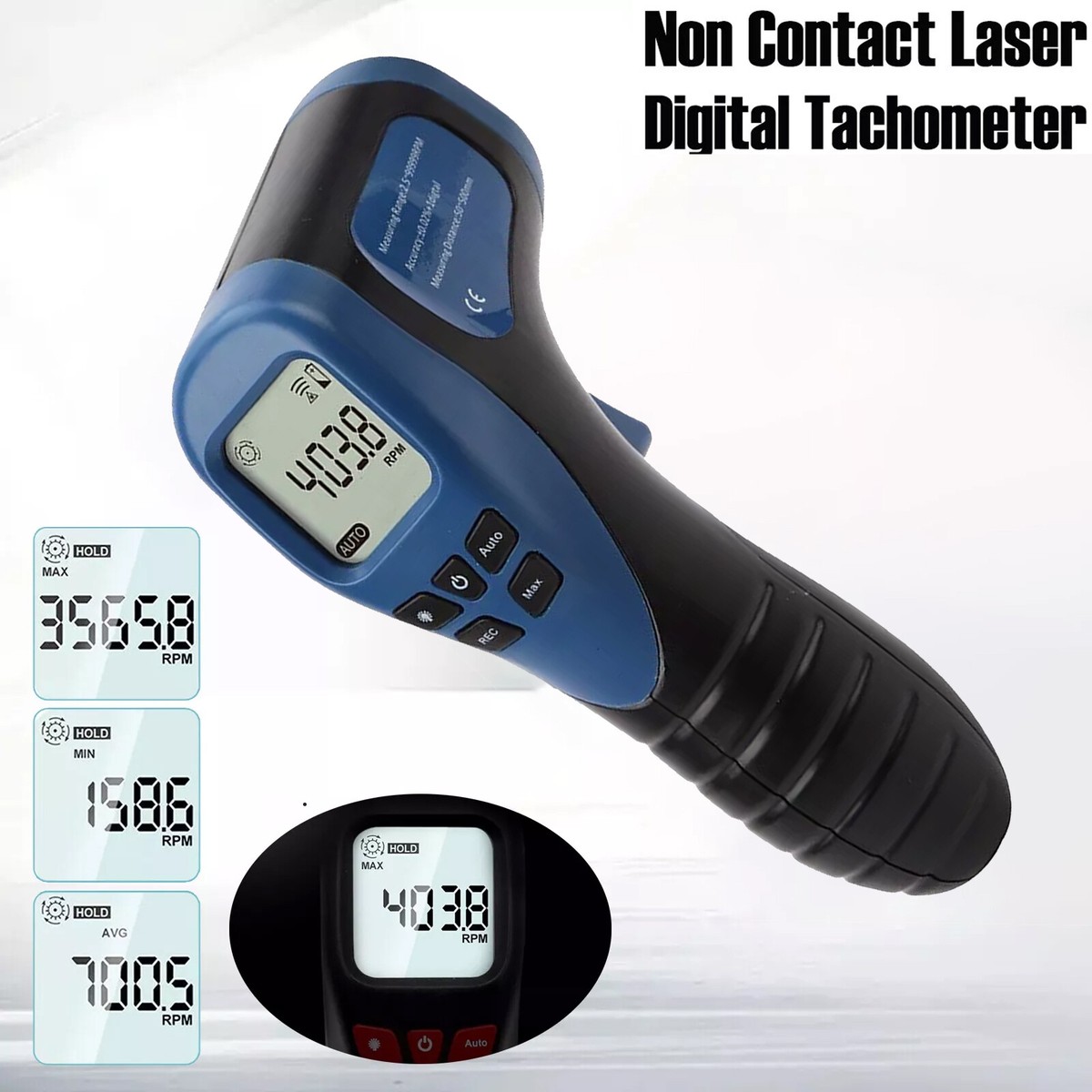 Handheld Digital Laser Tachometer with LCD Backlight Non-Contact RPM Speed Meter from Other Construction Tools - price 46.36 Handheld Digital Laser Tachometer with LCD Backlight Non-Contact RPM Speed Meter from Other Construction Tools - price 46.36
