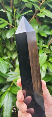 Obsidan, Schwarze Obsidian Spitze/Tower 866g