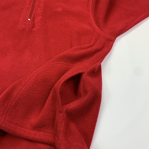 Northern Reflections Womens L Fleece 1/4 Zip Jacket Coat Embroidered Red Pockets - Picture 6 of 11