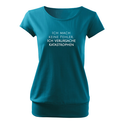 Damen fashion Premium Shirt Spruch Ich mach keine fehler ... Geschenkidee Frauen