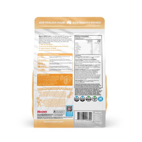 2 x Maxine’s BURN Protein Everyday Protein with Fat Burning 900g 36srv Twin Pack - Picture 9 of 11