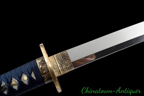 CPM 3V Powder Metal Tool Steel Blade Katana Japanese Samurai Sword Sharp #1898 - Picture 17 of 24