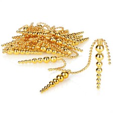 Girlande mit Eiszapfen - Deko-Girlande für Weihnachten - goldfarben