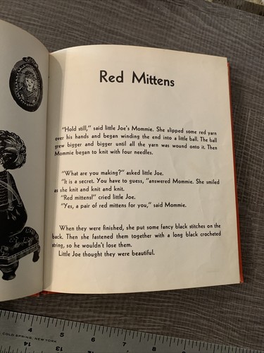 1946 Red Mittens by Laura Bannon Houghton Mifflin Company 1st Edition - Picture 10 of 12