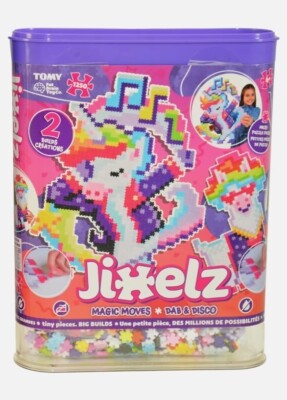 Jixelz Magic Moves Set Brandneu Dab & Disco Neu Tomy ''1250 Teile'' Micro Puzzle