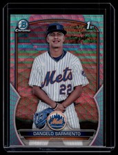 Dangelo Sarmiento 2023 Bowman Chrome Aqua/Pink Vapor Card /125 #BCP-161