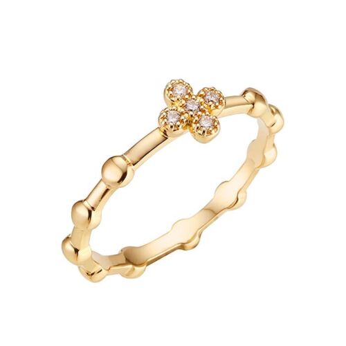 Rosary Ring PR40-28 10K Real Solid Gold Catholic Christian Ring (US 3 1/2 ~ 11) - Afbeelding 1 van 1