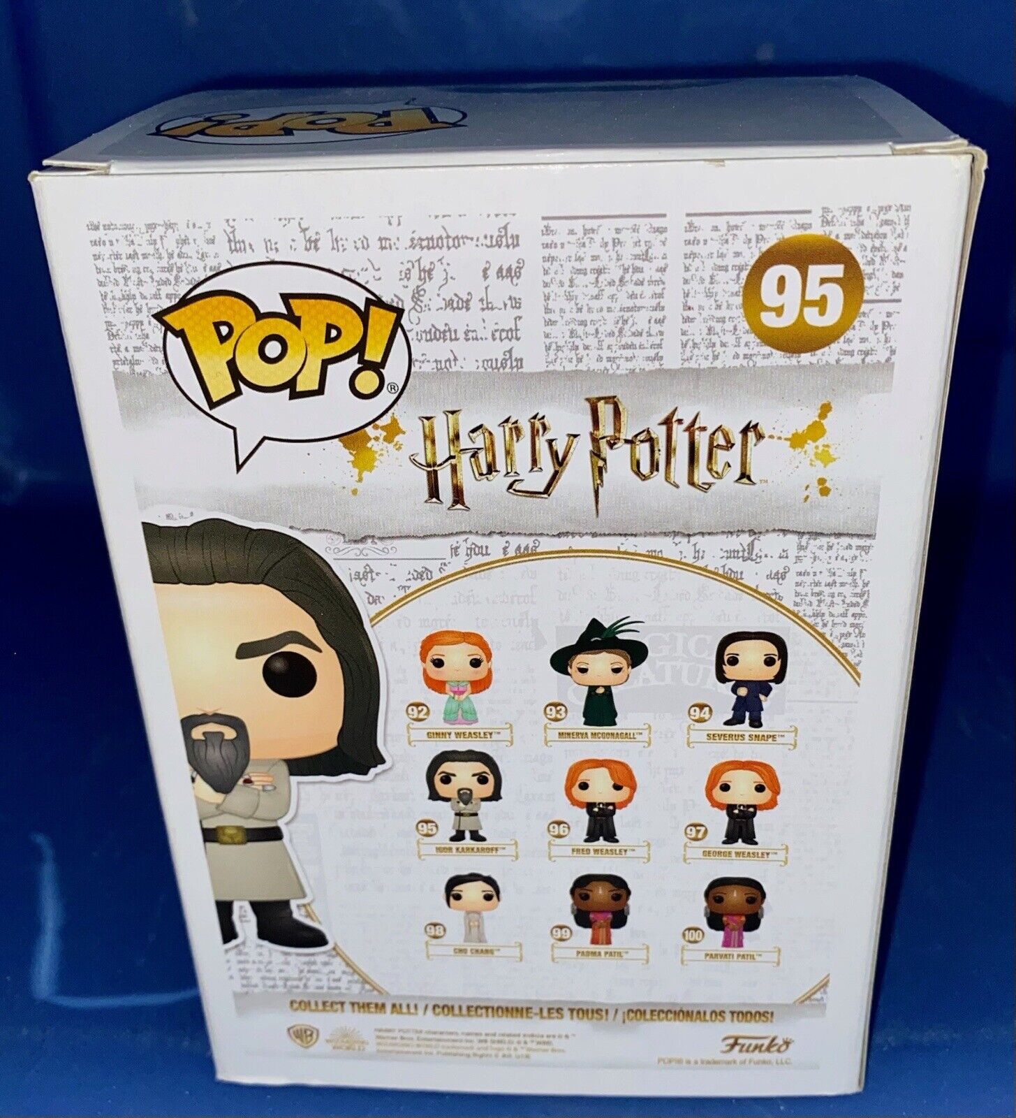 Funko Pop Vinyl Figurine Igor Karkaroff (Yule Ball) #95 - Harry Potter -  Sunnyside Gift Shop