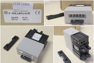 IRION & VOSSELER Impulszähler 206490 F504.640AA6B - 42 VAC - 10 IMP/S