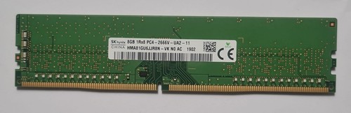 Mémoire RAM SKHynix 8Go DDR4 HMA81GU6JJR8N 288 pin 2666MHz 1Rx8