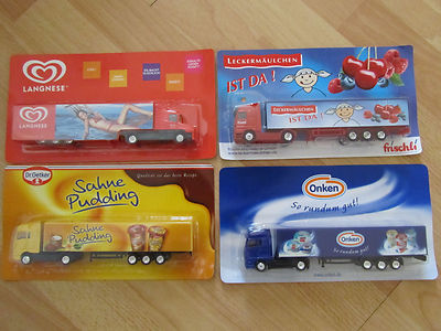 4 Sammel-Trucks von verschiedenen Firmen OVP