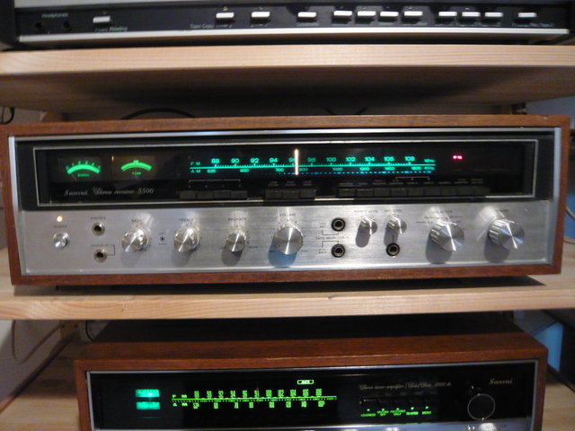 Vintage Sansui 5500 AM / FM Receiver LED lamps kit. | eBay