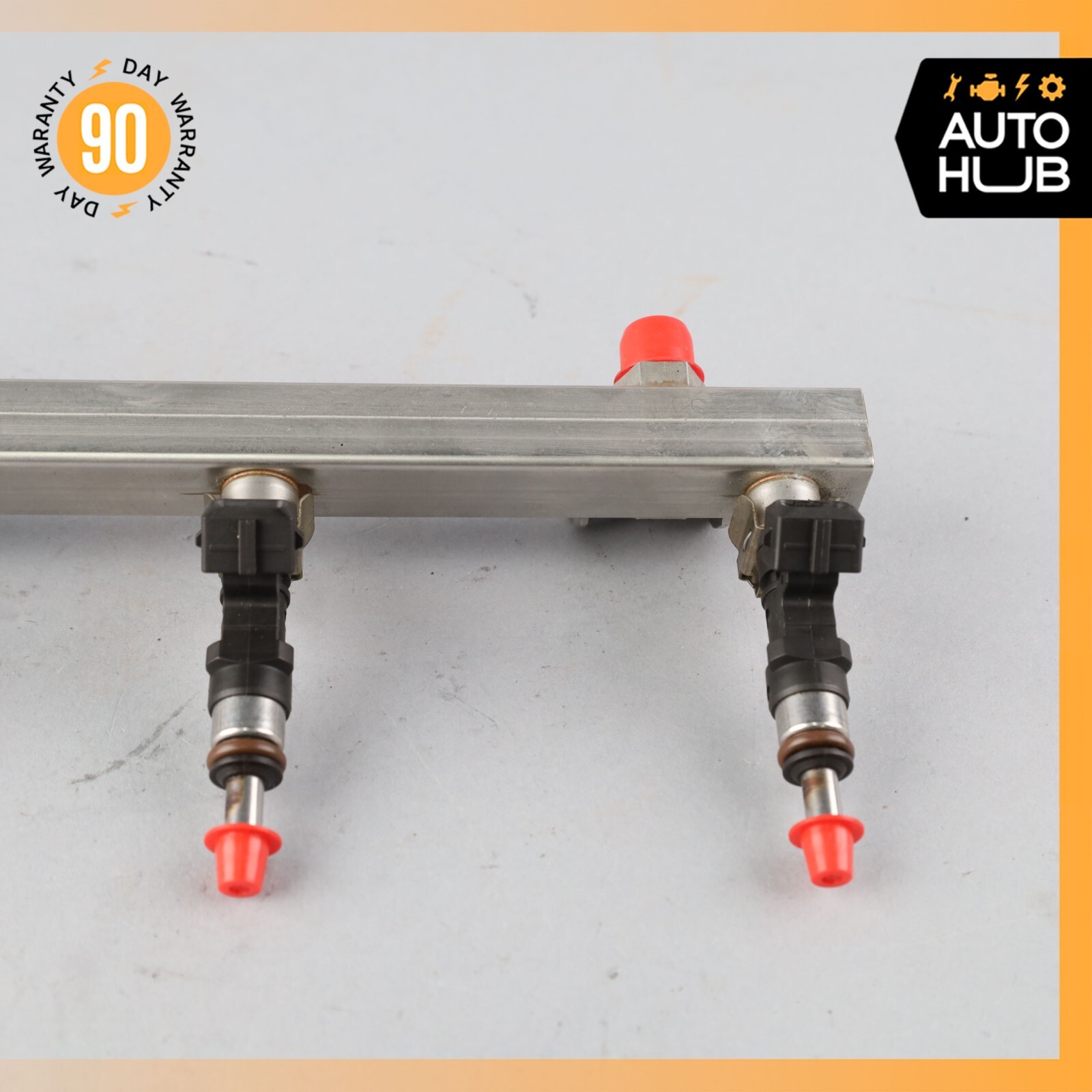 Maserati GranTurismo S M145 Fuel Injection Rail Line w/ Injectors Right Side OEM
