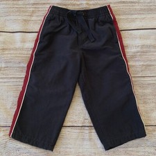 Gymboree Lined Navy Woven Pull on Pants Boy s Sz 18-24 Months