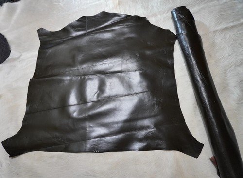 Dark Chocolate Brown Sheeps Leather - Great for Craft - Picture 4 of 4
