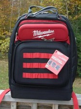 Milwaukee Jobsite Backpack Heavy-Duty Tear-Resistant Tool Storage Hardshell